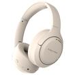 Casti wireless cu atenuare zgomot ANC F8A, Diametru difuzor 40 mm, Bej, Bluetooth 5.4