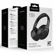 Casti wireless cu atenuare zgomot ANC F8A, Diametru difuzor 40 mm, Negru, Bluetooth 5.4