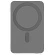 Powerbank Li-Ion, Magnetic MagSafe, 5000 mAh, 15 W, Incarcare Wireless, intrare/iesire USB-C, iesire USB intrare/iesire USB, Gri