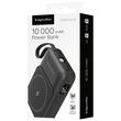 Powerbank Li-Ion, 10000 mAh, Incarcare Wireless, USB-C, USB-C, Lightning, intrare/iesire USB, Negru