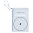 Powerbank Li-Ion, 10000 mAh, Incarcare Wireless, USB-C, USB-C, Lightning, intrare/iesire USB, Albastru