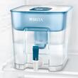 Cana filtranta Brita Flow 8.2 l, Indicator led stare filtru, 1 x filtre incluse, Robinet dozator