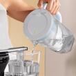 Cana filtranta Brita Glass 2.5 l, Indicator led stare filtru, 1 x filtre incluse, vas din sticla