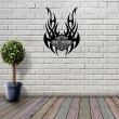 Decoratiune metalica de perete Krodesign KRO-1059, Harley Davidson II, diametru 80 cm, grosime 1.5 mm