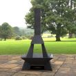 Incalzitor de terasa/gradina, Pyramid Rocket KRO-1073, Otel, Negru, 1580x800x800 mm, grosime 3 mm