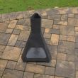 Incalzitor pentru terasa/gradina, Hexagon Fire Pit KRO-1075, Otel, Negru, 1158x725 mm, grosime 3 mm