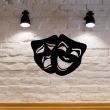 Decoratiune perete Krodesign Theater Mask II, dimensiune 50x34 cm, negru