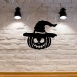 Decoratiune perete Halloween Pumpkin Krodesign KRO-1126, dimensiune 50 cm, negru