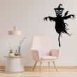 Decoratiune perete Halloween Scarecrow Krodesign KRO-1127, dimensiune 60 cm, negru