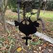 Decoratiune gradina / ghiveci Krodesign Big Chicken KRO-1130, metal, inaltime 64 cm