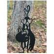 Decoratiune gradina / ghiveci Krodesign Chicken Sunglasses KRO-1132, metal, inaltime 60 cm