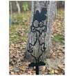 Decoratiune gradina / ghiveci Krodesign Scared Chicken KRO-1133, metal, inaltime 64 cm