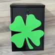 Cutie postala Vivatechnix Irish Clover KRO-1230, otel, 400x250x100mm, Negru/Verde, 2 chei