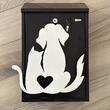 Cutie postala Vivatechnix Cat&Dog KRO-1240, otel, 400x250x100mm, Negru/Alb, 2 chei