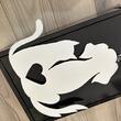 Cutie postala Vivatechnix Cat&Dog KRO-1240, otel, 400x250x100mm, Negru/Alb, 2 chei