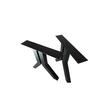Set 2 picioare pentru mese, Krodesign KRO-1271, dimensiune 71x71 cm