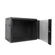 Rack metalic 19 inch, Inaltime 4U, 600 x 450 mm, usa frontal sticla, max 30 kg