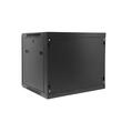 Rack metalic 19 inch, Inaltime 9U, 600 x 450 mm, usa frontala din sticla, max 30 kg