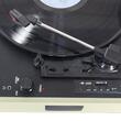 Pick-up Retro cu difuzoare integrate, Bluetooth, 3 viteze 33/45/78 rpm, Functie de inregistrare 
