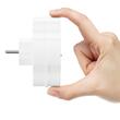 Triplu stecher cu intrerupator, 1 x Shuko, 2 x EURO, Alb, 2.5/16 A, 3680 W