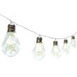 Ghirlanda cu 15 becuri pentru exterior, Home ML 15 Globe, IP44, lungime 3.5m