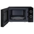 Cuptor cu microunde Samsung 700 W, capacitate 20 l, Timer, Negru, Panou de comanda mecanic