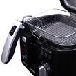 Friteuza Airfryer, 2.5 l, putere 1800 W, Termostat reglabil, maner pliabil, 6 programe