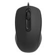 Mouse cu fir, Omega, Rezolutie senzor 1200 dpi, negru, USB-C