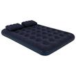 Saltea gonflabila cu pompa manuala, pentru 2 persoane, 191x137x22 cm, max 200 kg, 2 x perne, plasture reparatie