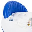 Saltea gonflabila cu spatar, pentru jocuri pe apa, 207 x 105 x 71 cm, max 100 kg, plasture reparatie