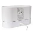 Difuzor uleiuri aromatizare, 7x Iluminare Led, capacitate 180 ml, efect flacara, Alb