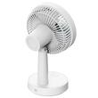 Ventilator de birou cu acumulator, lampa de veghe, 9 W, 3 x viteze