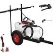 Pulverizator profesional, remorca cu brat 1.6 m, Vevor capacitate 60 l, Pompa cu diafragma 12V, 5.5 bar 2.1 l/min