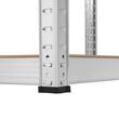 Raft metalic cu 5 x polite MDF, sarcina max pe raft 150 kg, dimensiune 150x70x30 cm
