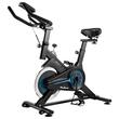 Bicicleta spinning, max 100 kg, timp, distanta, viteza, calorii, ritm cardiac, Transmisie curea