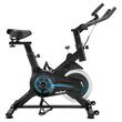 Bicicleta spinning, max 100 kg, timp, distanta, viteza, calorii, ritm cardiac, Transmisie curea