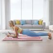 Placa pilates multifunctionala 9 in 1, max 150 kg, 2 manere flotari, 2 extensii, 4 cotiere, genunchiere, contor, Roz