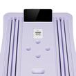 Placa pilates multifunctionala 9 in 1, max 150 kg, 2 manere flotari, 2 extensii, 4 cotiere, genunchiere, contor, Violet