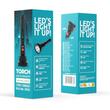 Lanterna cu acumulator, 600 lm, 1800 mAh, IP44, Maner cauciucat