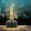 Lampa cu led Retro Petrol, alimentare baterie Li-Ion, USB-C, lumina calda 3000K, 2 W, 110 x 110 x 220 mm, Negru