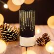 Decoratiune luminoasa de Craciun, Led, 3xAA, Negru/Auriu, Lumina calda