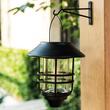 Felinar solar cu led, Inox/ABS/Sticla, 15 lm, Lumina calda 3000K, IP44