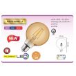 Bec led decorativ 6 W, Rustic Globe-6, luminozitate 540 lm, E27