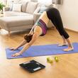 Cantar Smart fitness, Conexiune Bluetooth pentru iOS și Android, max 150 kg, Negru