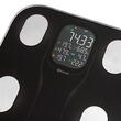 Cantar Smart fitness, Conexiune Bluetooth pentru iOS și Android, max 150 kg, Negru, afisaj color
