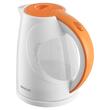 Fierbator electric, capacitate 1.5 l, putere 2200 W, Alb/Portocaliu, filtru anticalcifiere