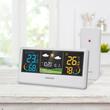 Statie meteo multifunctionala pentru interior/exterior, Wi-fi, -40°C la +60°C, Pictograma prognoza, Alarma, alb