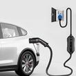 Incarcator portabil EV VEVOR, Type 2, 16A, Cablu de incarcare 7.5 m, prize CEE 3 pini, Ecran digital, 3.6 kW geanta de transport, IP54