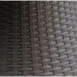Mini bar de gradina multifunctional Keter Cool Bar Rattan, maro, 49.5x49.5x57-82 cm 