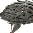 Decoratiune de gradina pasare macara Strend Pro Mecco 5189, metal, multicolor, 43x18x94 cm
